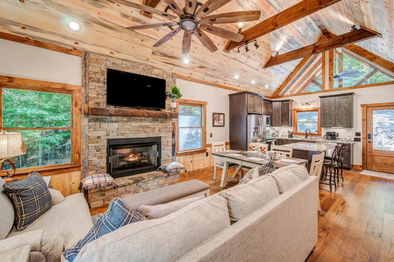 Brand New Build Luxury Mountain Chalet With Hot Tub, Pool, Game Room, Premium Features Ellijay Dış mekan fotoğraf